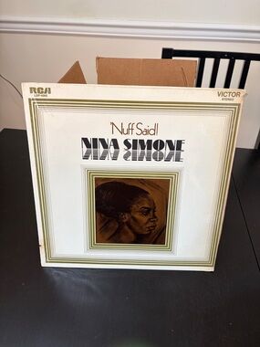 Nina Simone " ‘Nuff Said!" Jazz Vinyl LP - White with Brown Artwork RCA LSP-4065